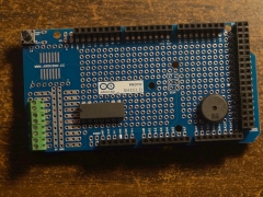 Component side of the prototype shield